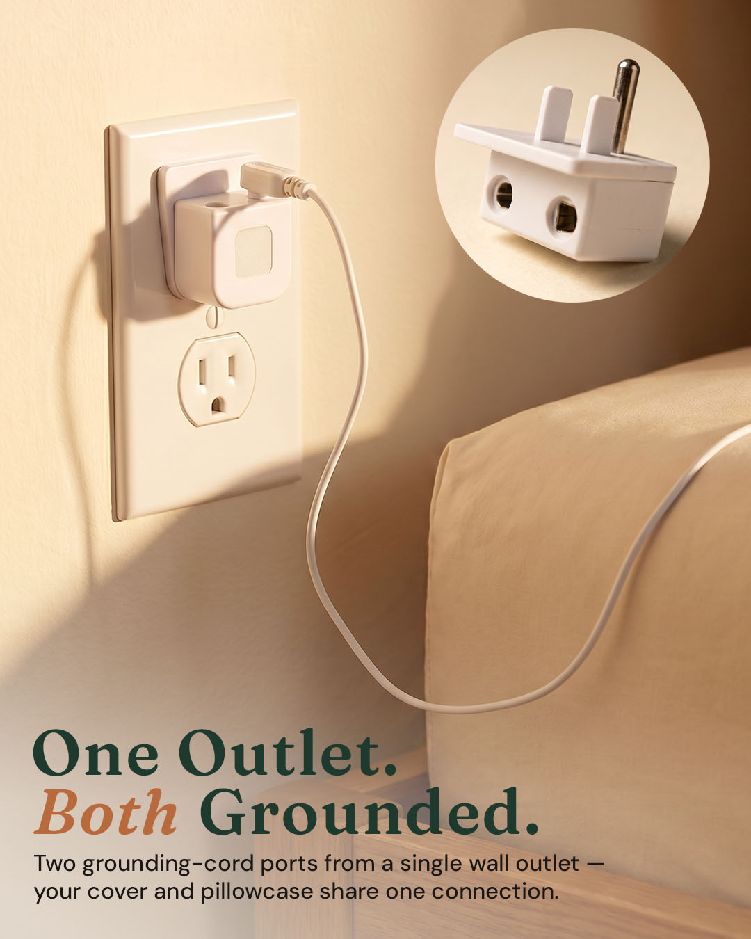 Ohm Standard™ Dual-Port Grounding Adapter